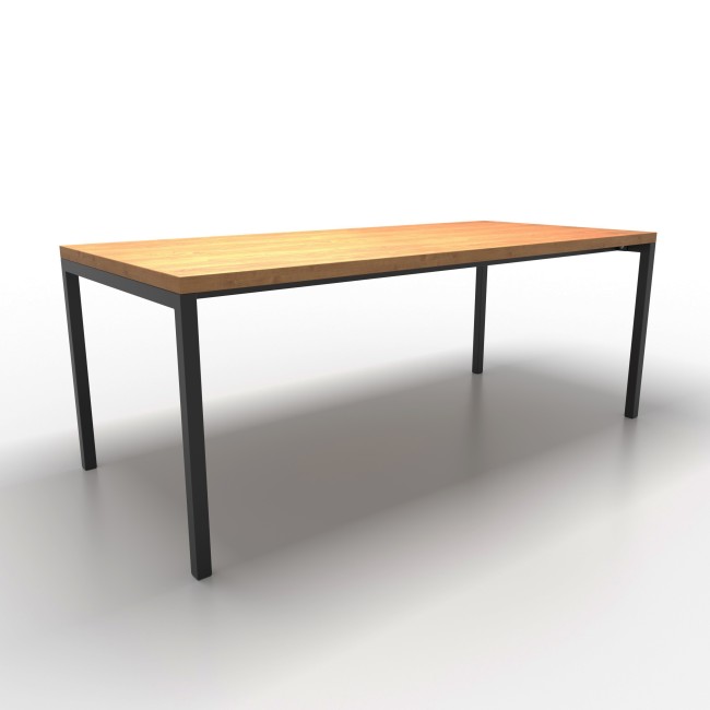 Châssis de la table avec tube carré et double barre de liaison UA2B4040