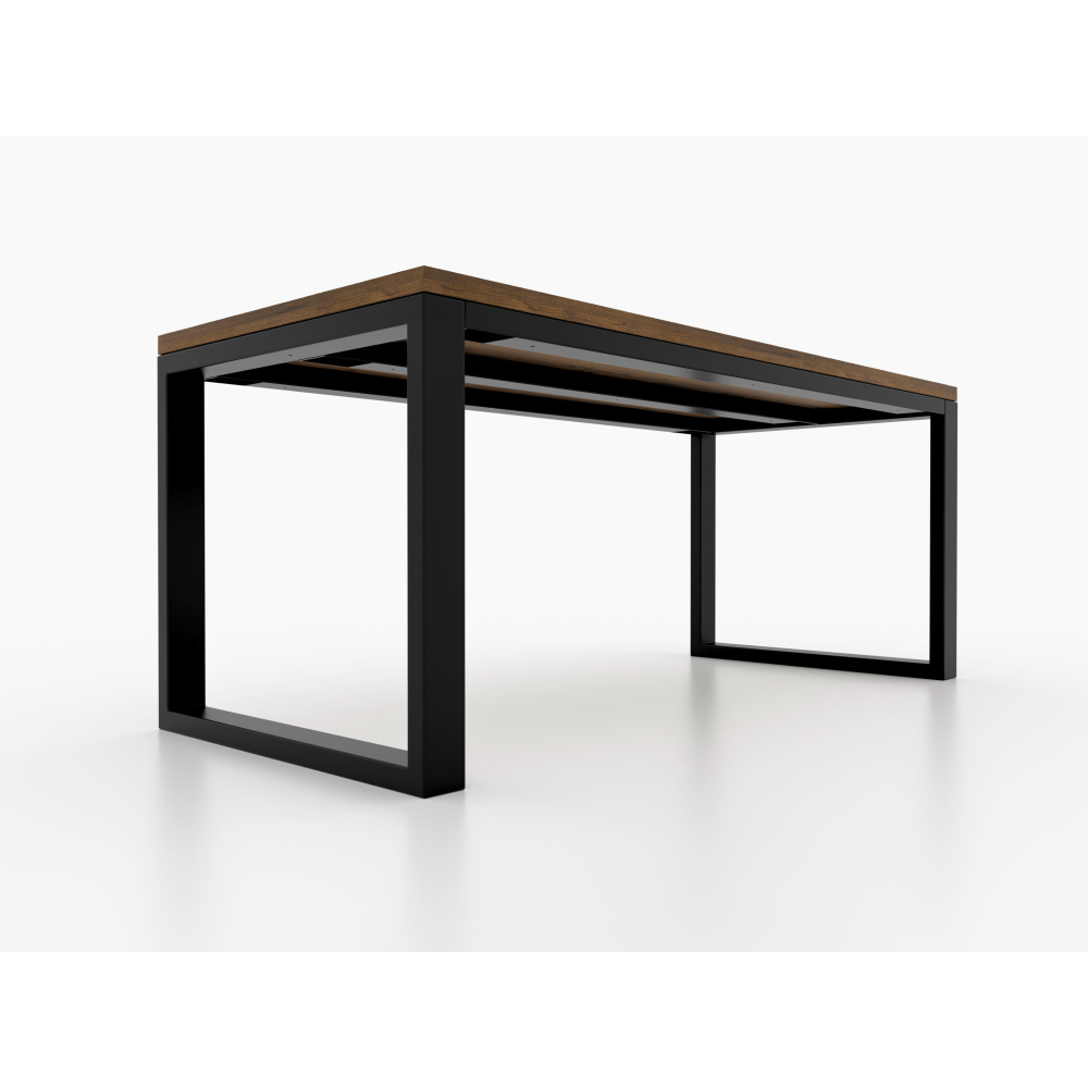 Metal table legs with double central bar - U shaped - U3B8040 | Taormina Design