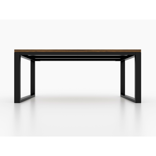 Metal table legs with double central bar - U shaped - U3B8040 | Taormina Design