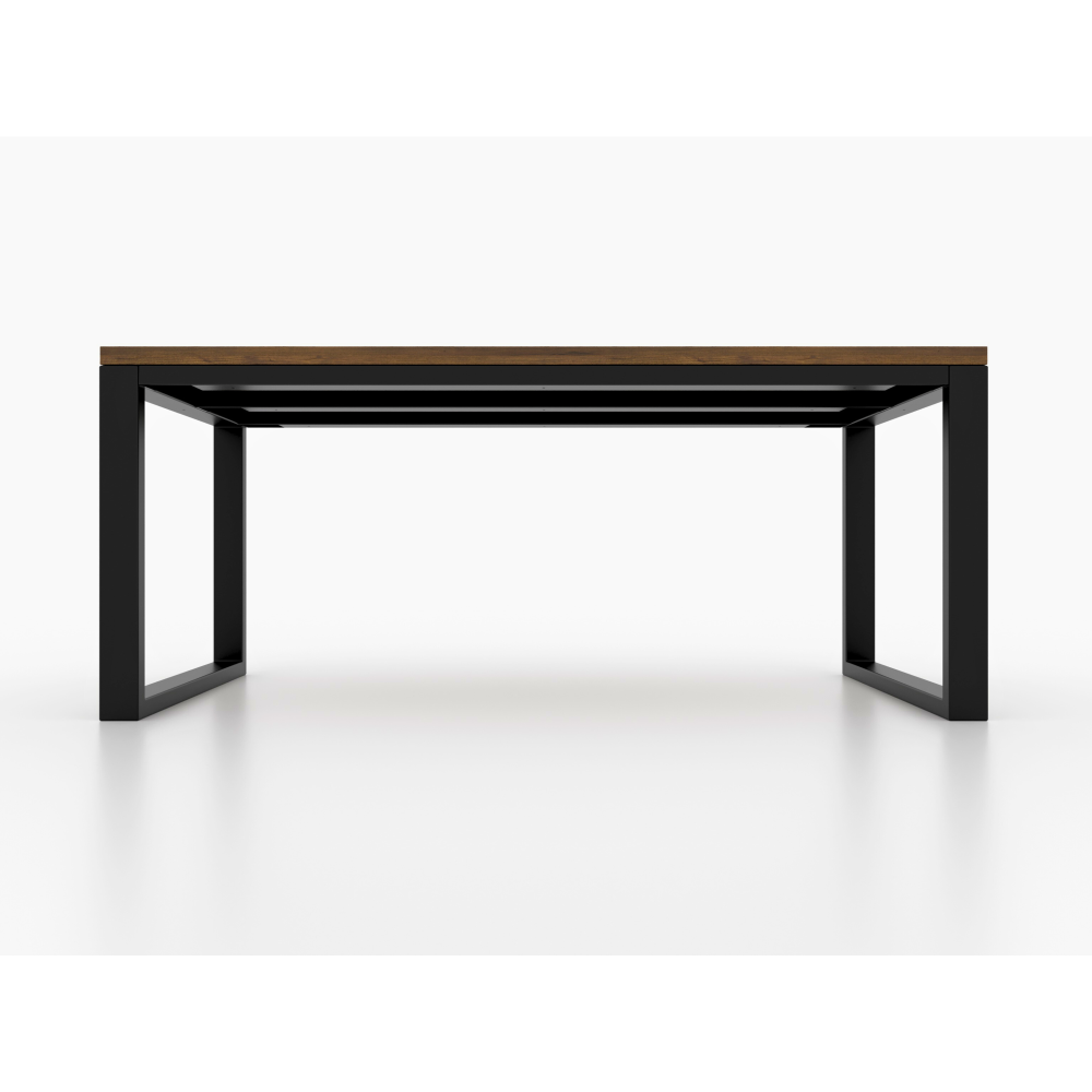 Metal table legs with double central bar - U shaped - U3B8040 | Taormina Design
