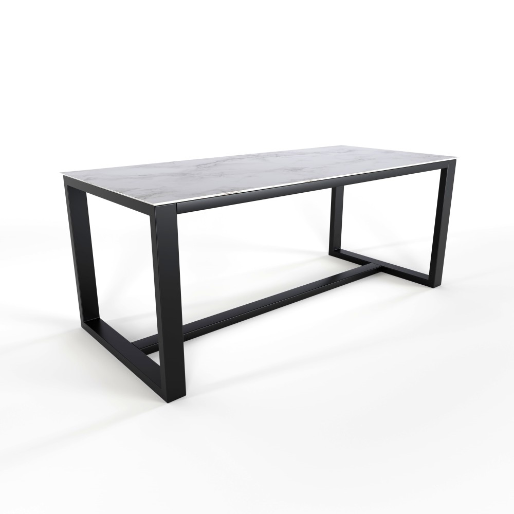 Pieds de Table avec 3 Barres Renforcées | Idéals pour Marbre et Grès | U2BPBS8040 | Taormina Design