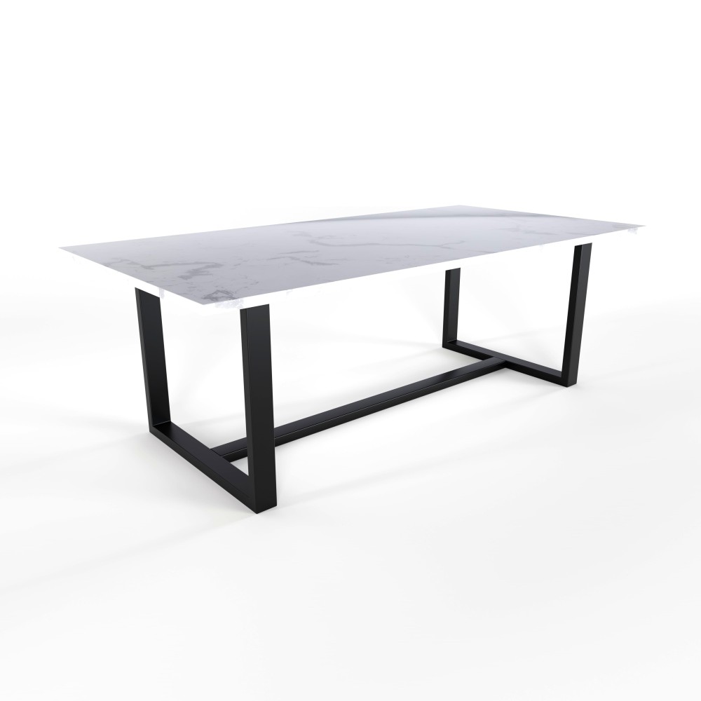 Pieds de Table avec 3 Barres Renforcées | Idéals pour Marbre et Grès | U2BPBS8040 | Taormina Design