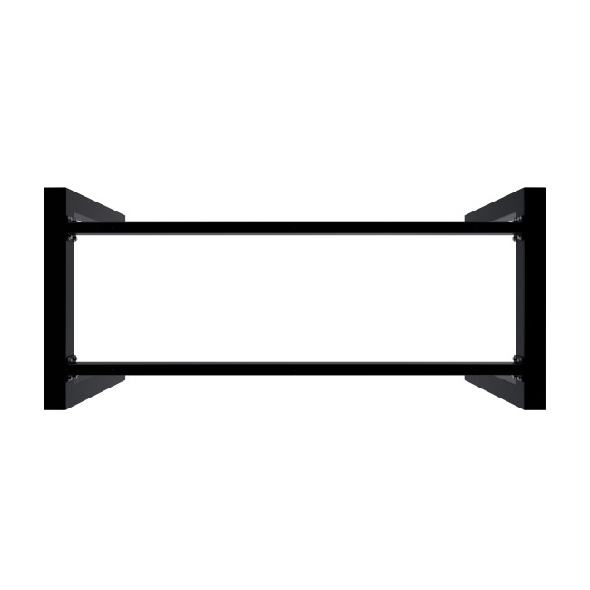 Metal table legs with central bar- U shaped - UA2B8080 | Taormina Design