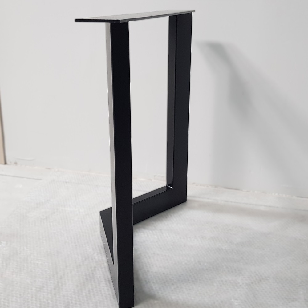 2x Pieds de table en métal - en forme de V -V8040 | Taormina Design