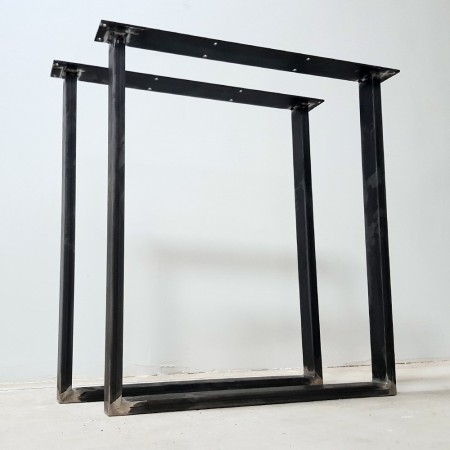 2x Metal table legs - U shaped - U5025