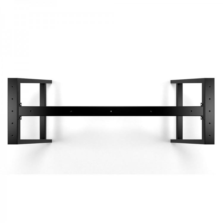 Gambe per tavolo in metallo con barra centrale, piedi a forma di A A8040B