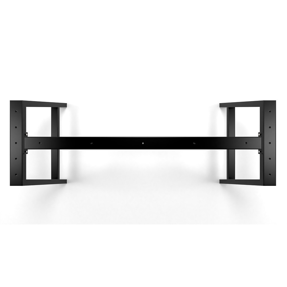 Pieds de table en métal avec barre centrale - en forme de A -  A8040B