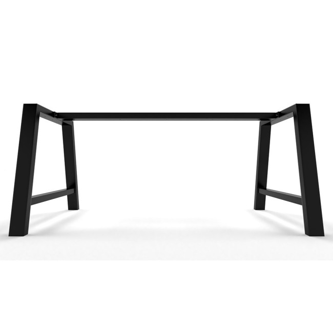 Pieds de table en métal avec barre centrale - en forme de A -  A8040B