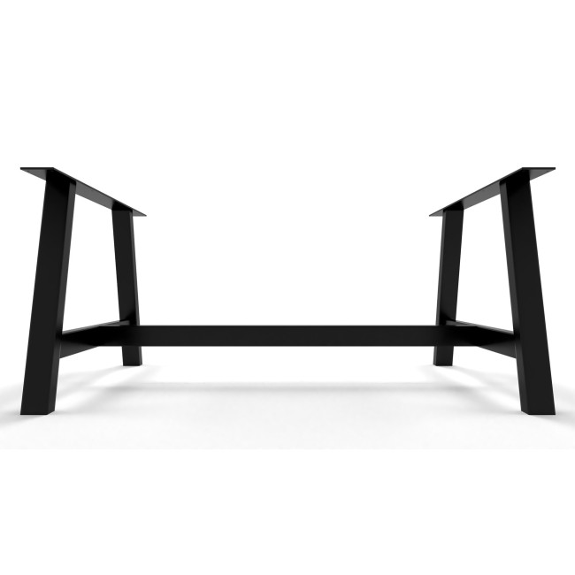 Pieds de table en métal avec barre centrale - en forme de A  -AB2-8040