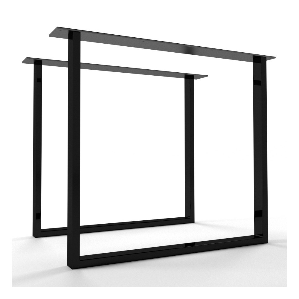 Pieds de table en métal sur mesure U5025 - Faits main, design italien, idéaux pour comment construire une table unique