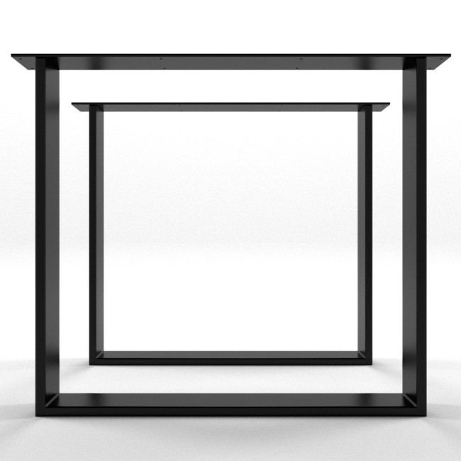 Tischbeine Design Slim aus Metall - Maßanfertigung U10020 |Taormina Design
