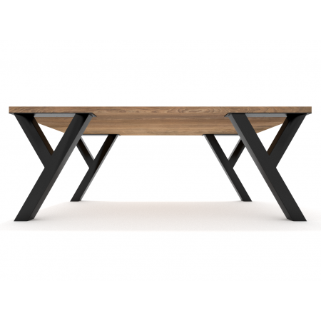 4 x Piedi per tavolo in metallo, gambe a forma di Y Y8080