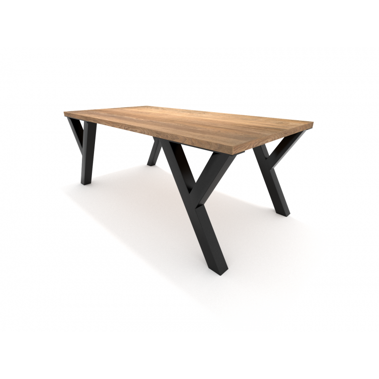 4 x Metal table legs - Y Shape - Y8080