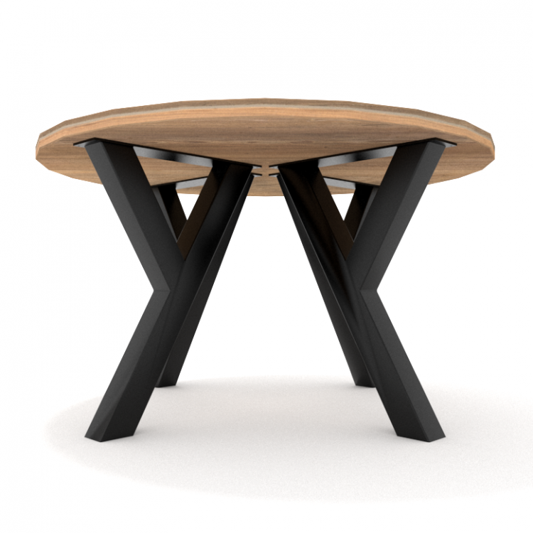 4 X Metal Table Legs Y Shape Y8080, Round Table Legs Wood