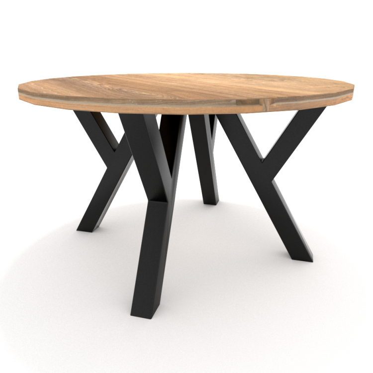 4 x Piedi per tavolo in metallo, gambe a forma di Y Y8080