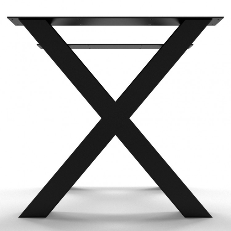 2 x Metal table legs, X Shaped  X8080