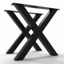 2 x Metal table legs, X...