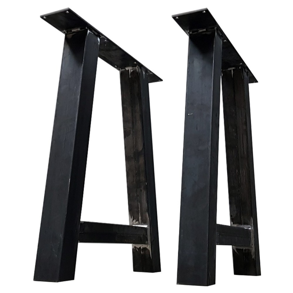 2x Pieds de table en métal en forme de A - A8080  | Taormina Design
