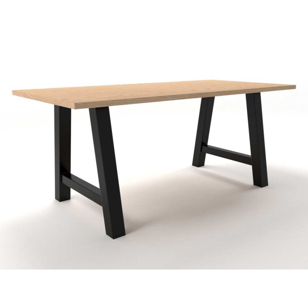 2x Pieds de table en métal en forme de A - A8080  | Taormina Design