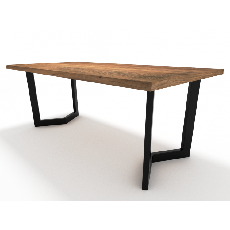 2x Metal table legs - V shaped- V8040