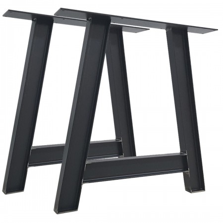 2x Metal table legs - A...