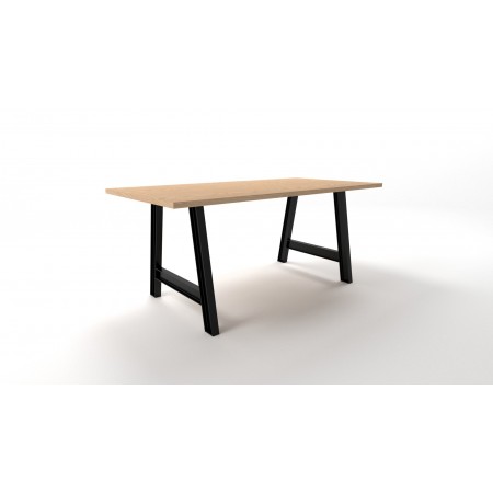 2x Metal table legs - A shaped - AIPE80