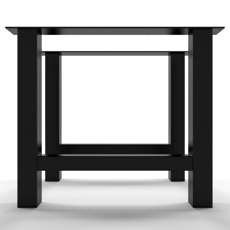 2x Metal table legs - H shaped - HD8080