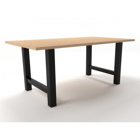 2x Metal table legs - H...