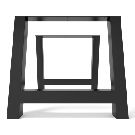 2x Pieds de table en métal - en forme de H - HI8080