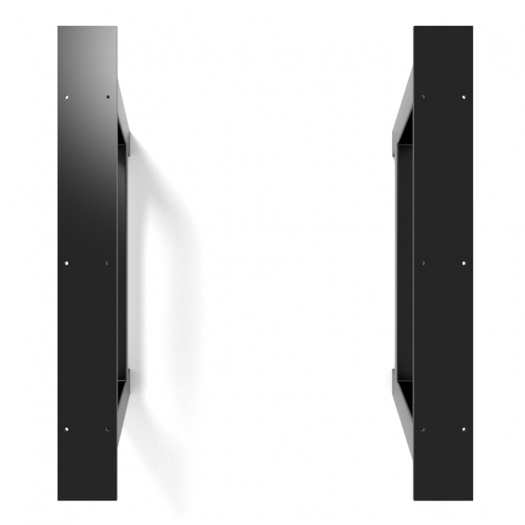 2x Metal table legs - H shaped - HI8080