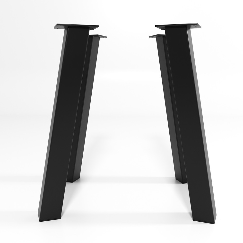 4x Pieds de table en métal - en forme de I | II8080 | Taormina Design