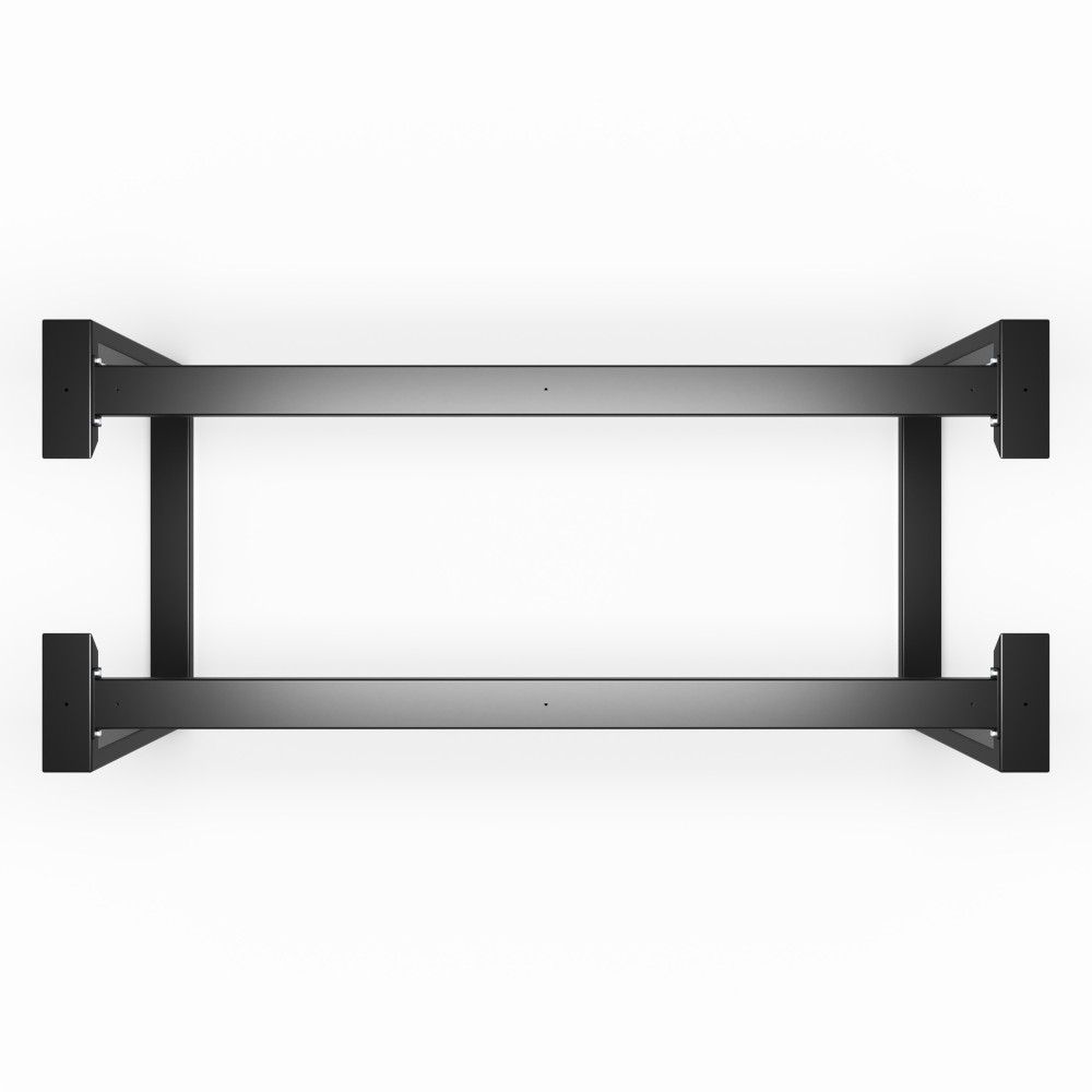 Gambe per tavolo in ferro, perfette per piani in legno e resina epoxy