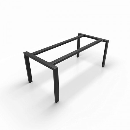 Metal table legs with double central bar- U shaped - UA2B8040