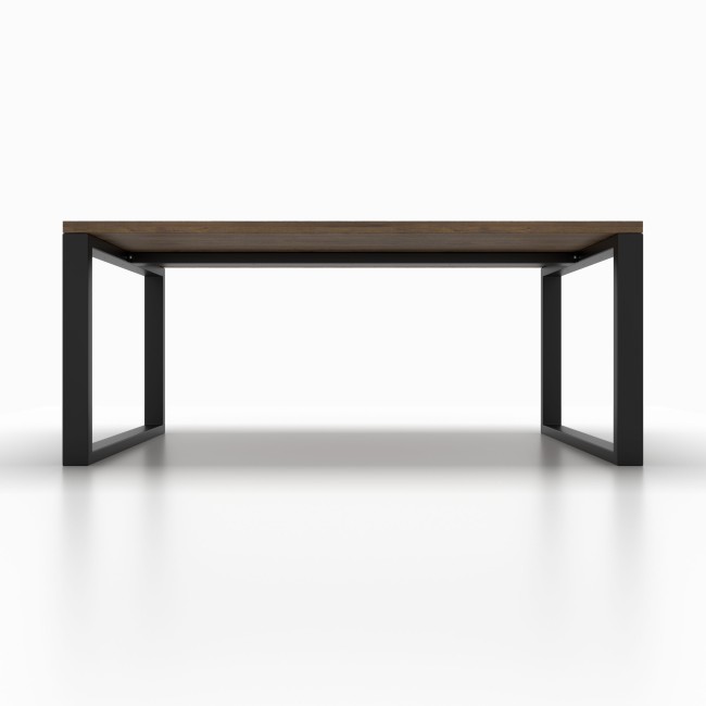 Pieds de bureau en fer en U avec barre centrale, parfaits pour home office