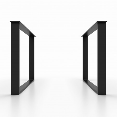 2x Metal table legs - U shaped - U8020
