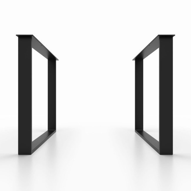 2x Metal table legs - U shaped - U8020