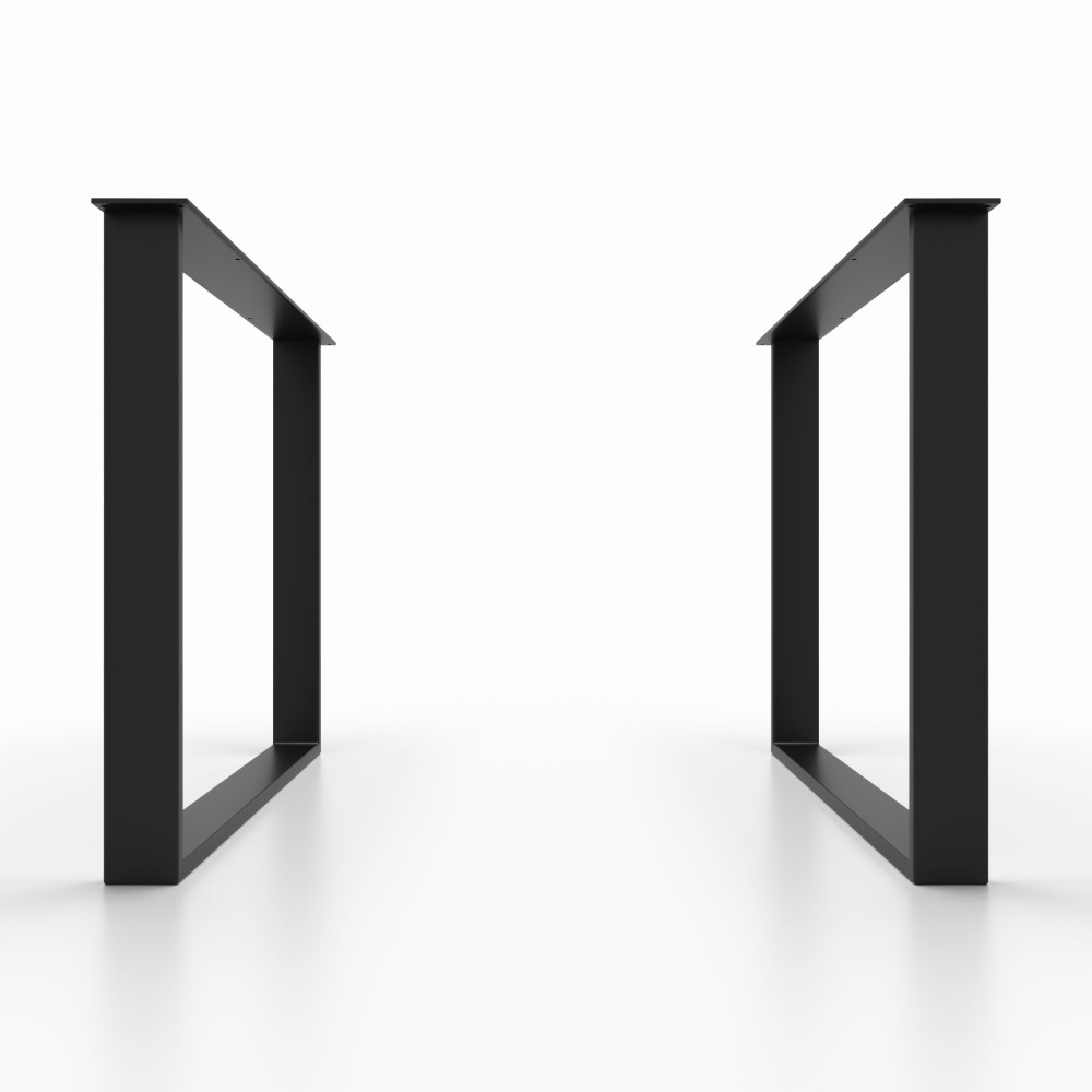 2x Metal table legs - U shaped - U8020