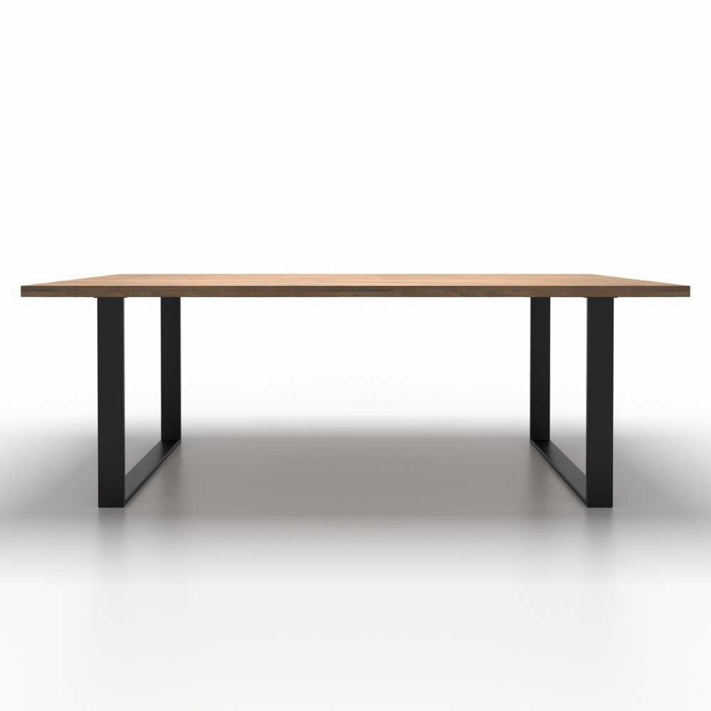 2x Metal table legs - U shaped - U8020