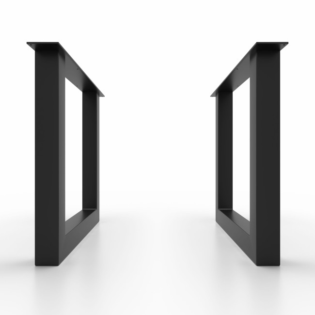 2x Metal table legs - U shaped - U8080