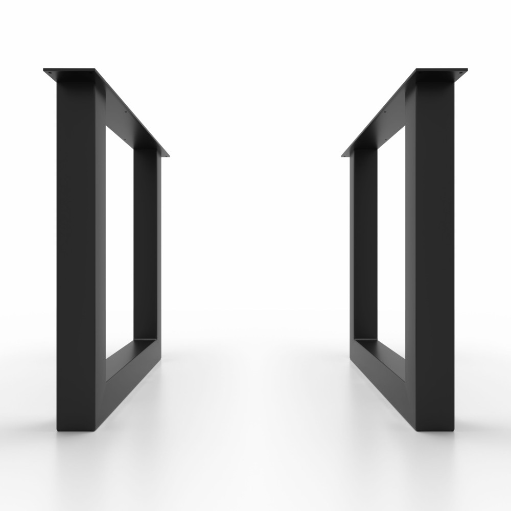 2x Metal table legs - U shaped - U8080