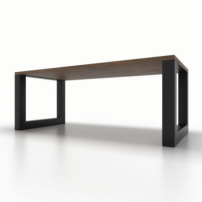 2x Pieds de table en métal - en forme de U -UP100100