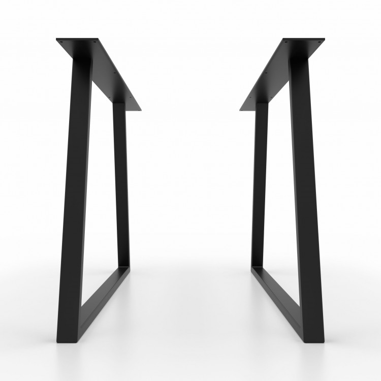 Piedi per tavolo in metallo, gambe a forma di Trapezio TR5025