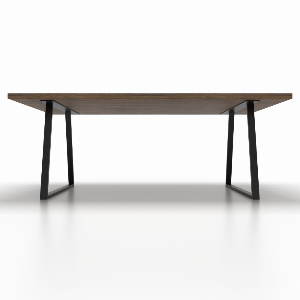 2x Pieds de table en métal  en forme de trapèze - TR5025