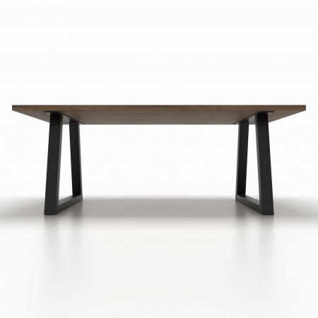 2x Metal table legs - trapezoid shaped -TR8060