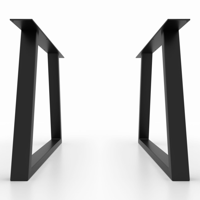 Piedi per tavolo in metallo, gambe a forma di Trapezio TR8040
