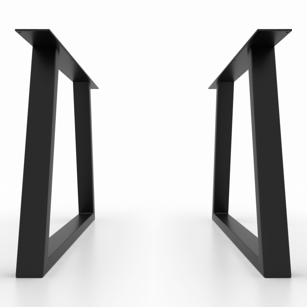 Piedi per tavolo in metallo, gambe a forma di Trapezio TR8040