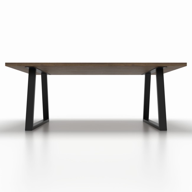 2x Pieds de table en métal - en forme de trapèze - TR8040 | Taormina Design