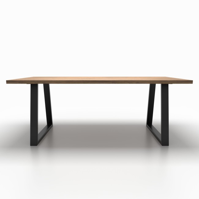 2x Pieds de table en métal - en forme de trapèze - TR8040 | Taormina Design