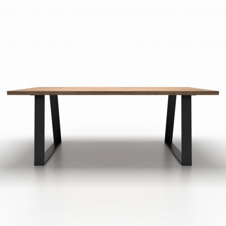 2x Metal table legs - trapezoid shaped - TR10020