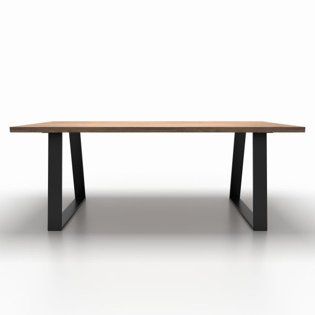 2x Pieds de table en métal  en forme de trapèze - TR10020